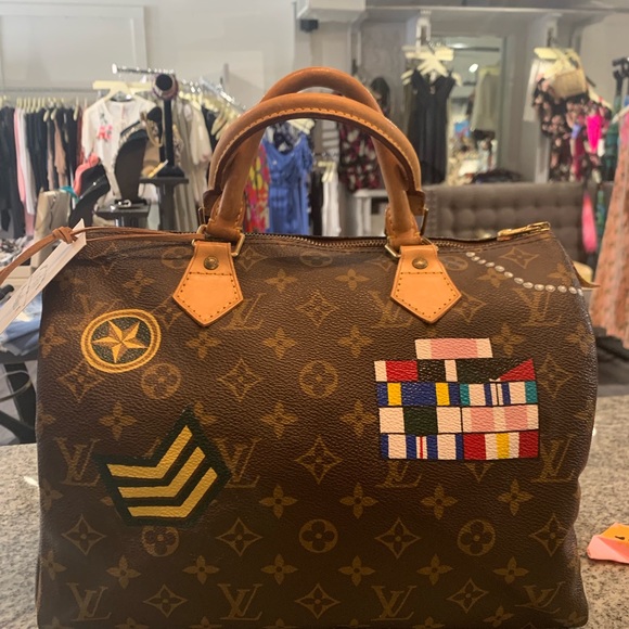 vintage hand painted louis vuitton